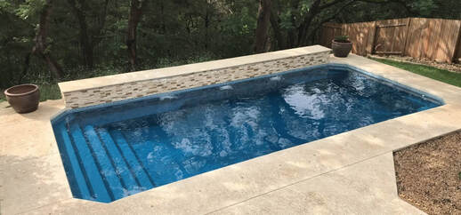 a saltwater inground pool